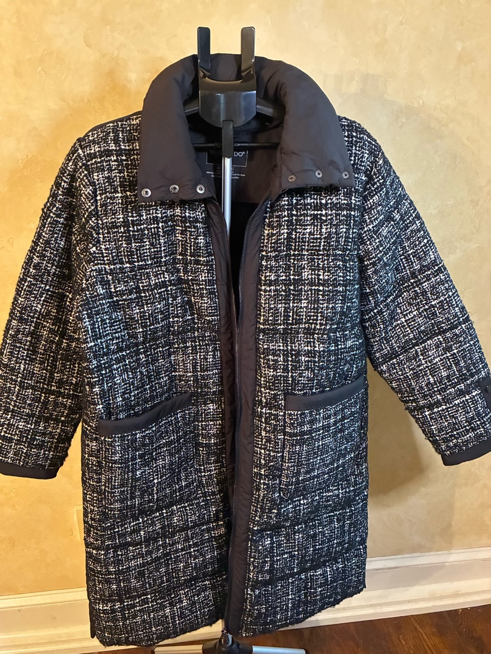 Bernardo Reversible Long Puffer Coat